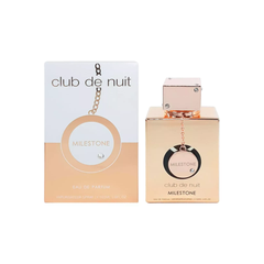 perfume de marca armaf, contiene 105 ml y su empaque es de color blanco con dorado, es un perfume unisex