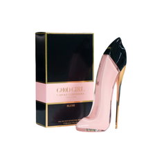 perfume de marca carolina herrera, contiene 80 ml y su empaque es de color rosado, es un perfume para mujer