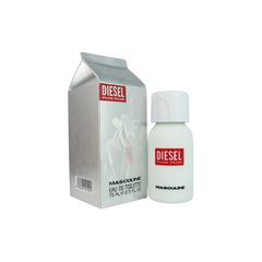 perfume de marca diesel, contiene 75 ml y su empaque es de color blanco, es un perfume para hombre