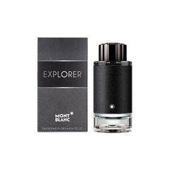 perfume de marca montblanc, contiene 100 ml y su empaque es de color negro cin plateado, es un perfume unisex