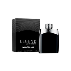perfume de marca montblanc, contiene 100 ml y su empaque es de color negro, es un perfume para hombre