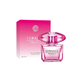 perfume de marca versace, contiene 90 ml y su empaque es de color rosado, es un perfume para mujer