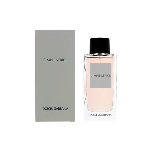 perfume de marca dolce gabbana, contiene 100 ml y su empaque es de color blanco con negro, es un perfume para mujer