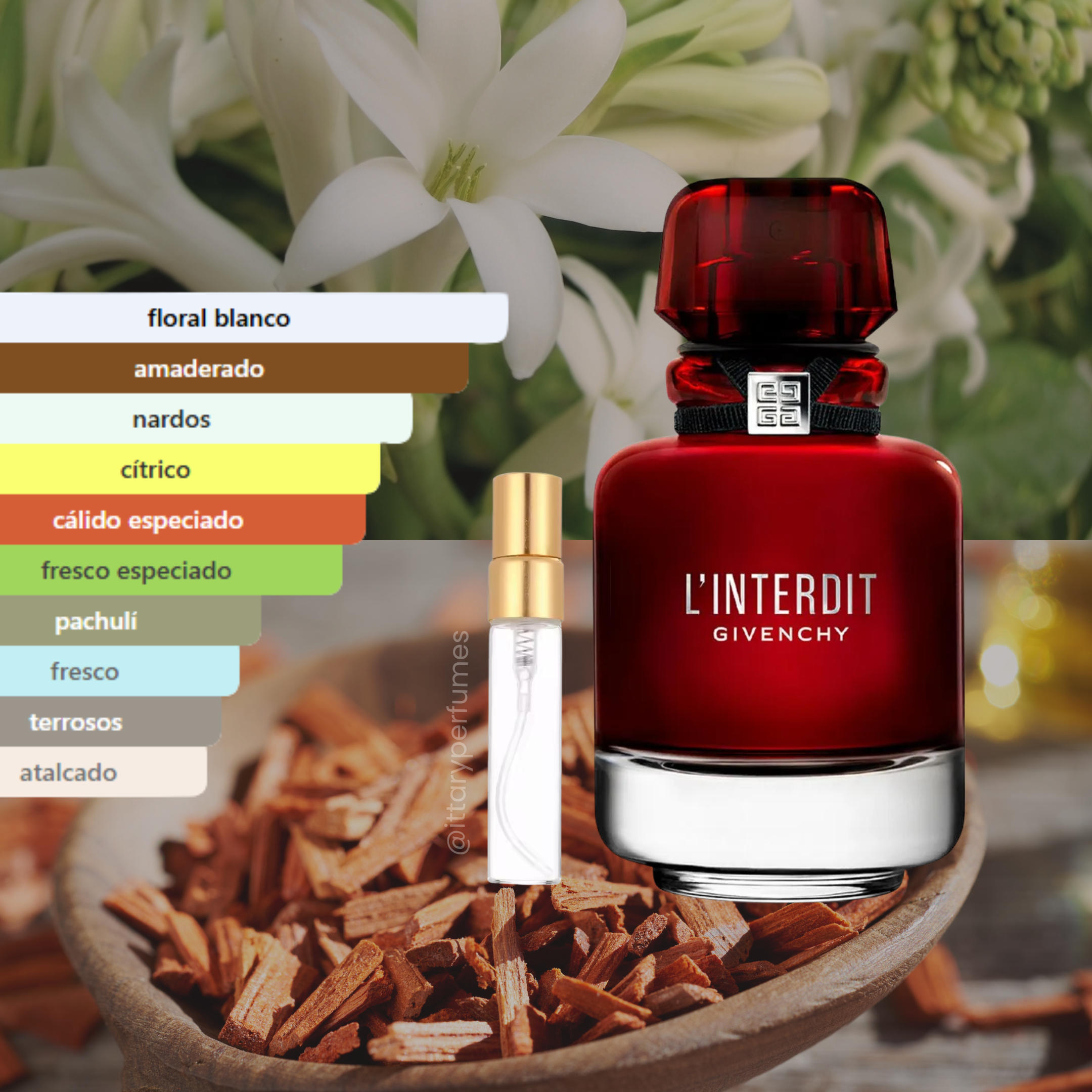 Decant 5ml Givenchy L’interdit Rouge EDP mujer