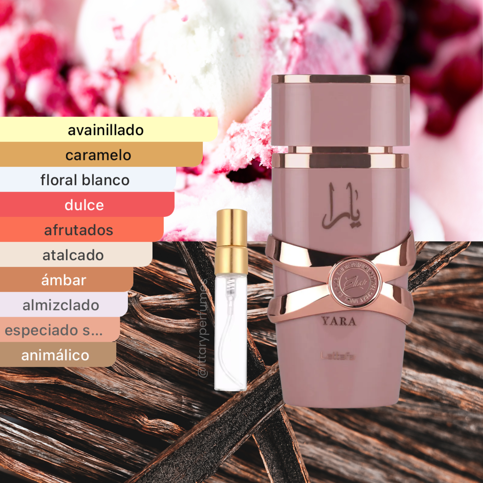 Decant de marca lattafa, contiene 5ml, perfume para mujer
