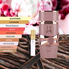 Decant de marca lattafa, contiene 5ml, perfume para mujer
