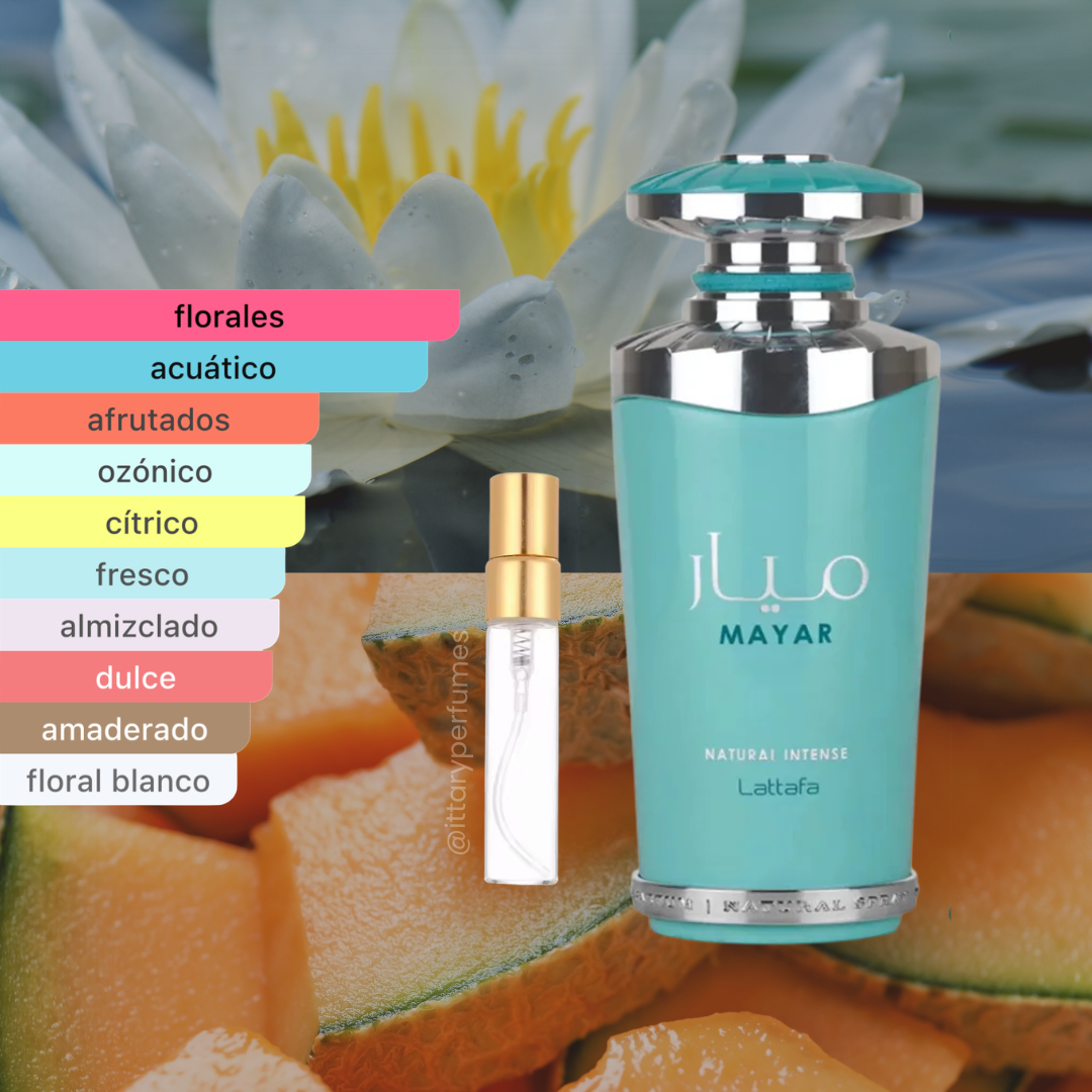 perfume de marca lattafa, contiene muestra de 5 ml , es un perfume para mujer