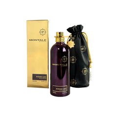 perfume de marca montale, contiene 100 ml y su empaque es de color morado, es un perfume unisex