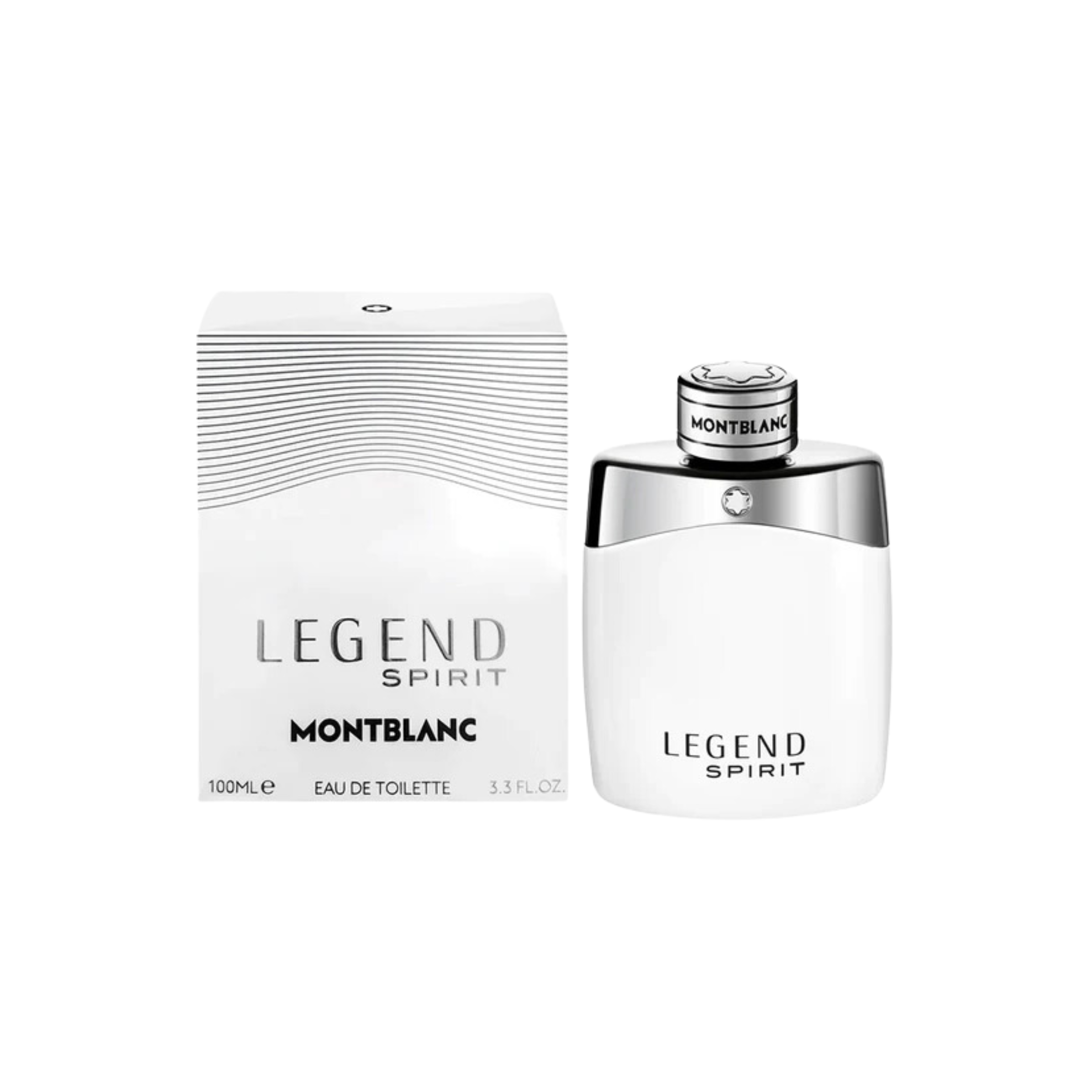 perfume de marca montblanc, contiene 100 ml y su empaque es de color blanco con plateado, es un perfume para hombre