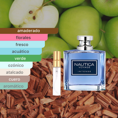 Decant de marca nautica, contiene 5ml y su empaque es de color azul, es un perfume para hombre
